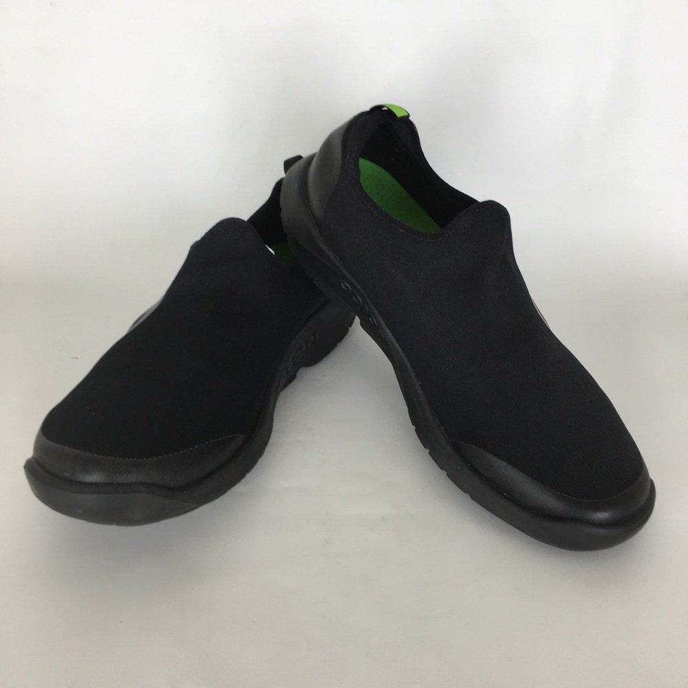 OOFOS Men’s OOmg EeZee Low Recovery Shoes Black Comfort Slip On Loafers Size 12 - Picture 13 of 13
